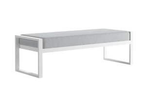 Tapicerowana ławka do ogrodu MONACO