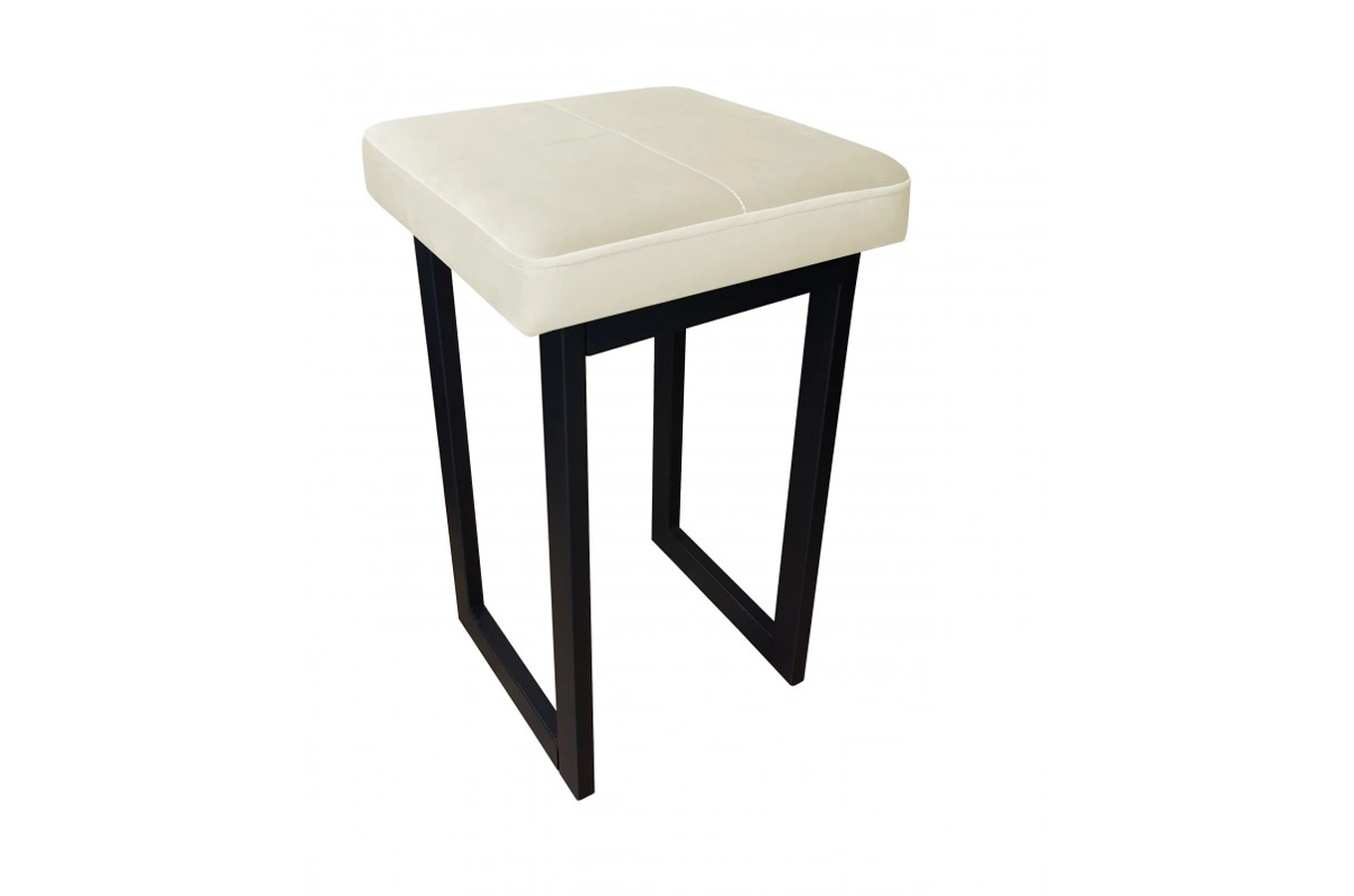 Tapicerowany taboret PRIMO na metalowych nogach / kolor tkaniny + podstawy do wyboru!