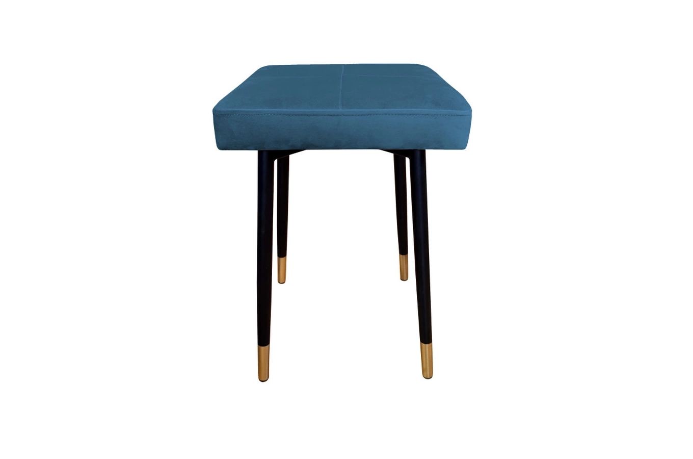 Tapicerowany taboret QUINTO na metalowych nogach / kolor tkaniny + podstawy do wyboru!