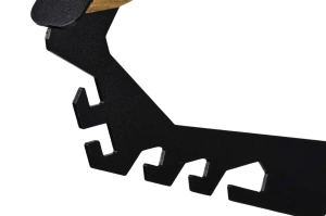 Metalowy wieszak na kask i ubrania motocyklowe Redface ADV / przechowuj wszystko w jednym miejscu, bez wiercenia!