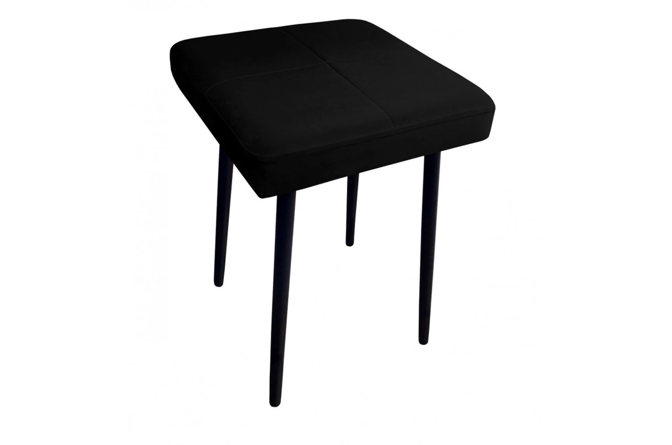 Tapicerowany taboret QUINTO na metalowych nogach / kolor tkaniny + podstawy do wyboru!