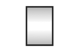 Lustro Dancan EVELINE w ramie w kolorze czarnym