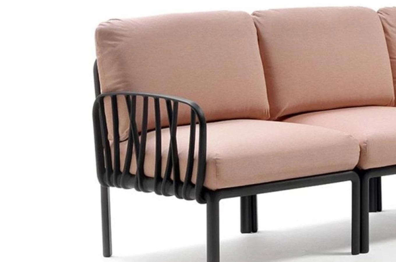 Zestaw mebli do ogrodu KOMODO - 2 sofy + stolik