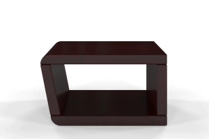 Nowoczesna drewniana szafka nocna bukowa bez szuflad Visby HARALD / kolor palisander