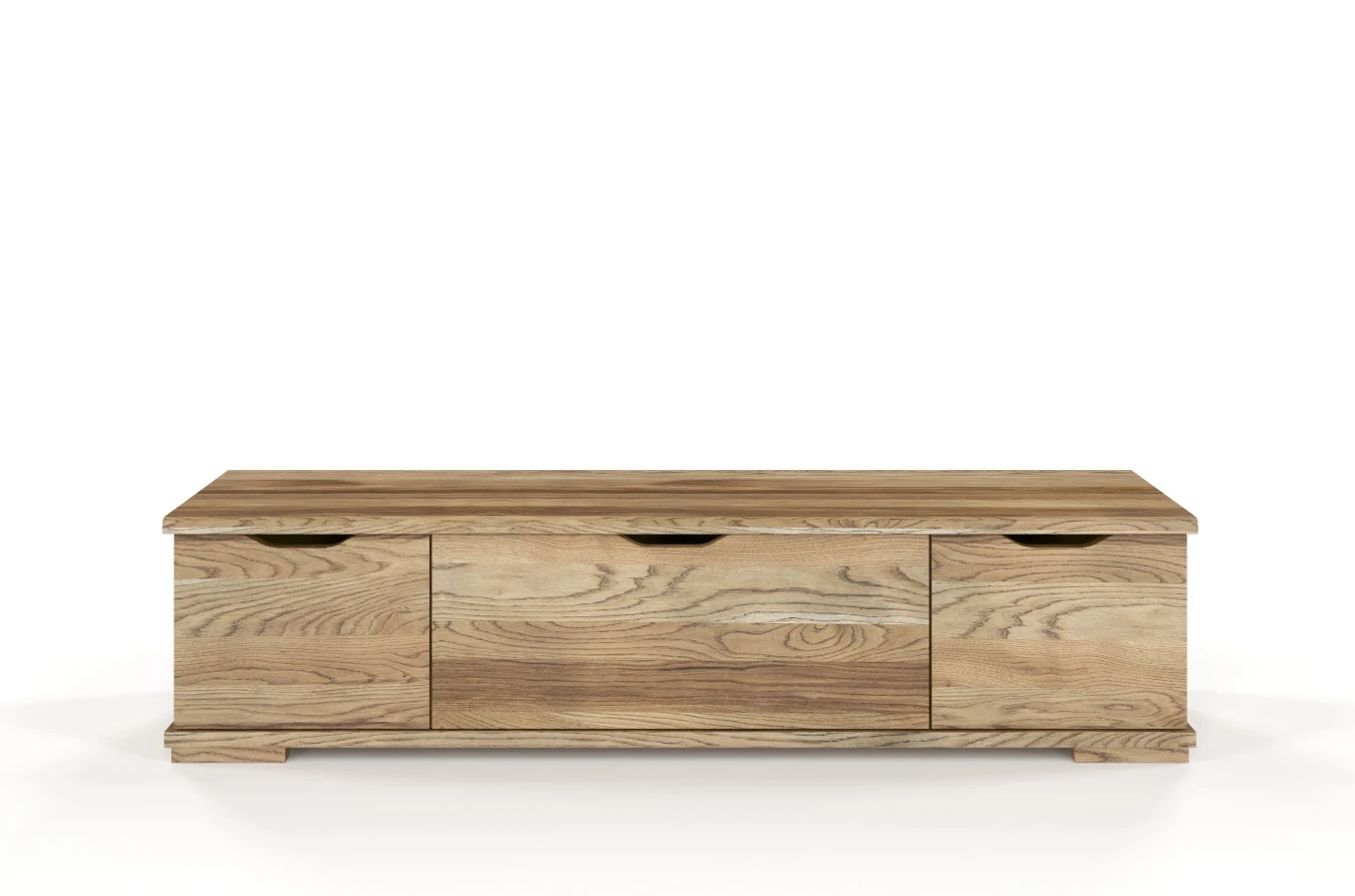 Drewniana szafka RTV dębowa Visby ARHUS / olej retro