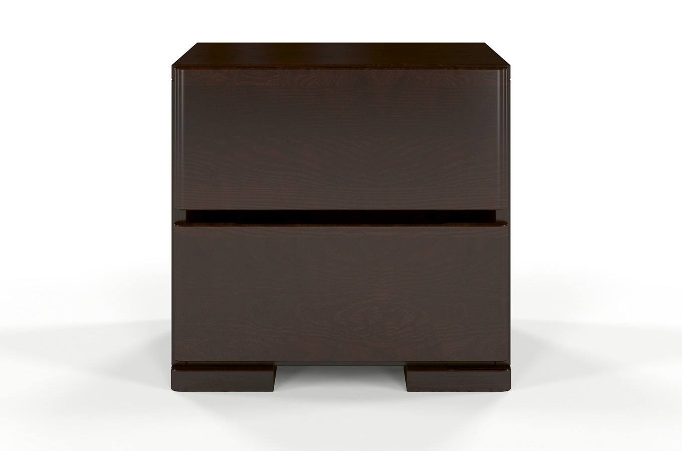 Drewniana szafka nocna sosnowa Visby Sandemo High 2S / szer. 40 cm