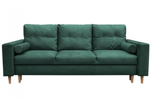 Elegancka rozkładana sofa BOCCA z funkcją spania i pojemnikiem na pościel