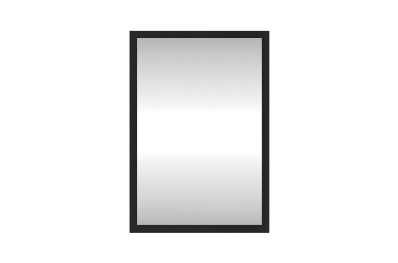 Lustro Dancan EVELINE w ramie w kolorze czarnym