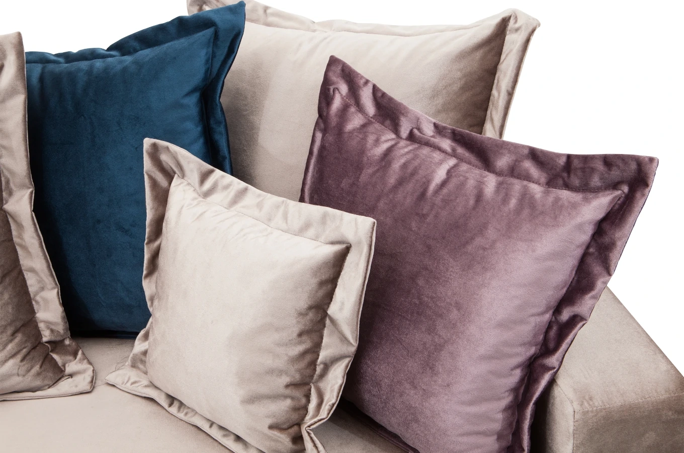 Nowoczesna sofa OCTAVIO z funkcją spania i pojemnikiem na pościel / szerokość 230 cm