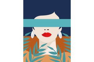 COLETTE obraz na płótnie 75 x 55 cm