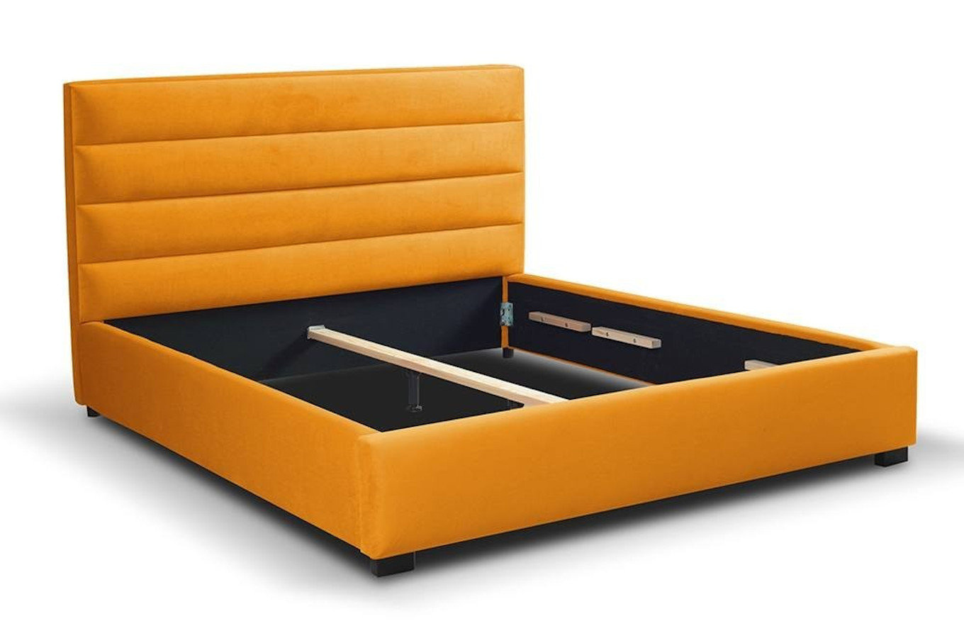 Tapicerowane łóżko do sypialni HENRIK