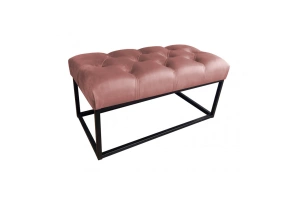 Tapicerowana ławka CITY na metalowych nogach / kolor tkaniny + podstawy do wyboru!