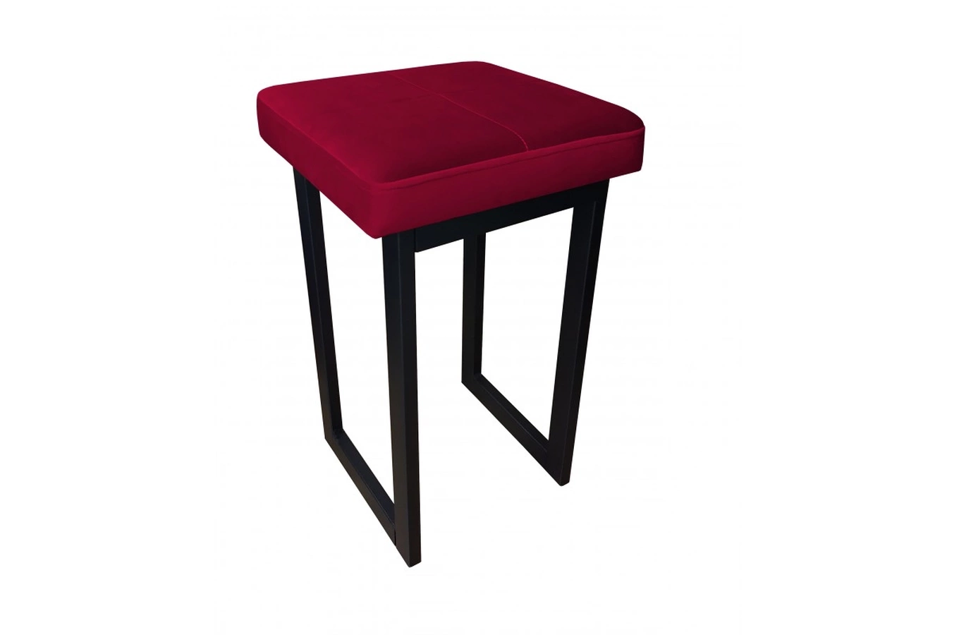 Tapicerowany taboret PRIMO na metalowych nogach / kolor tkaniny + podstawy do wyboru!