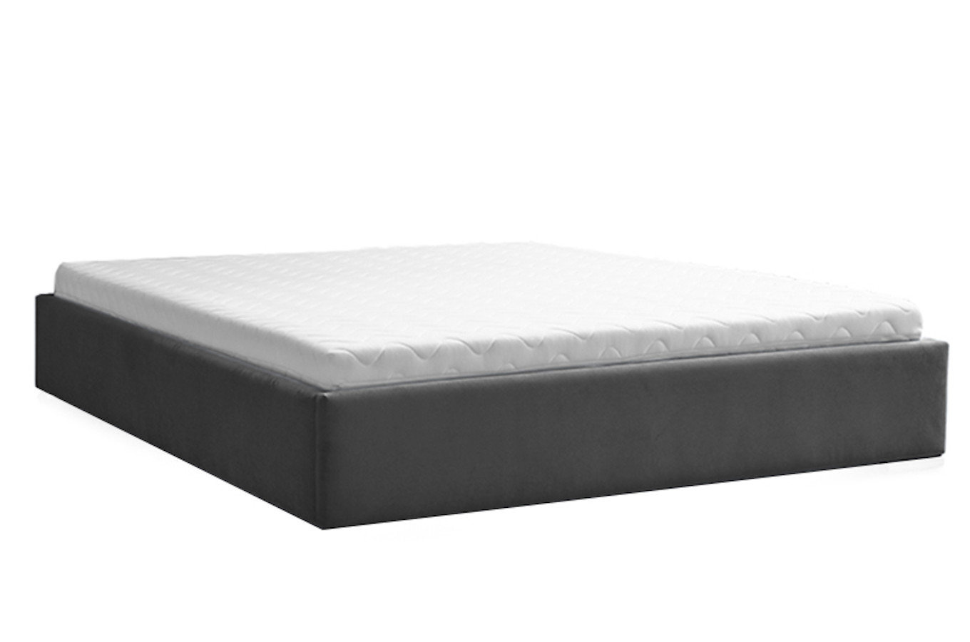 Klasyczne łóżko tapicerowane do sypialni ROLAND - bez zagłówka