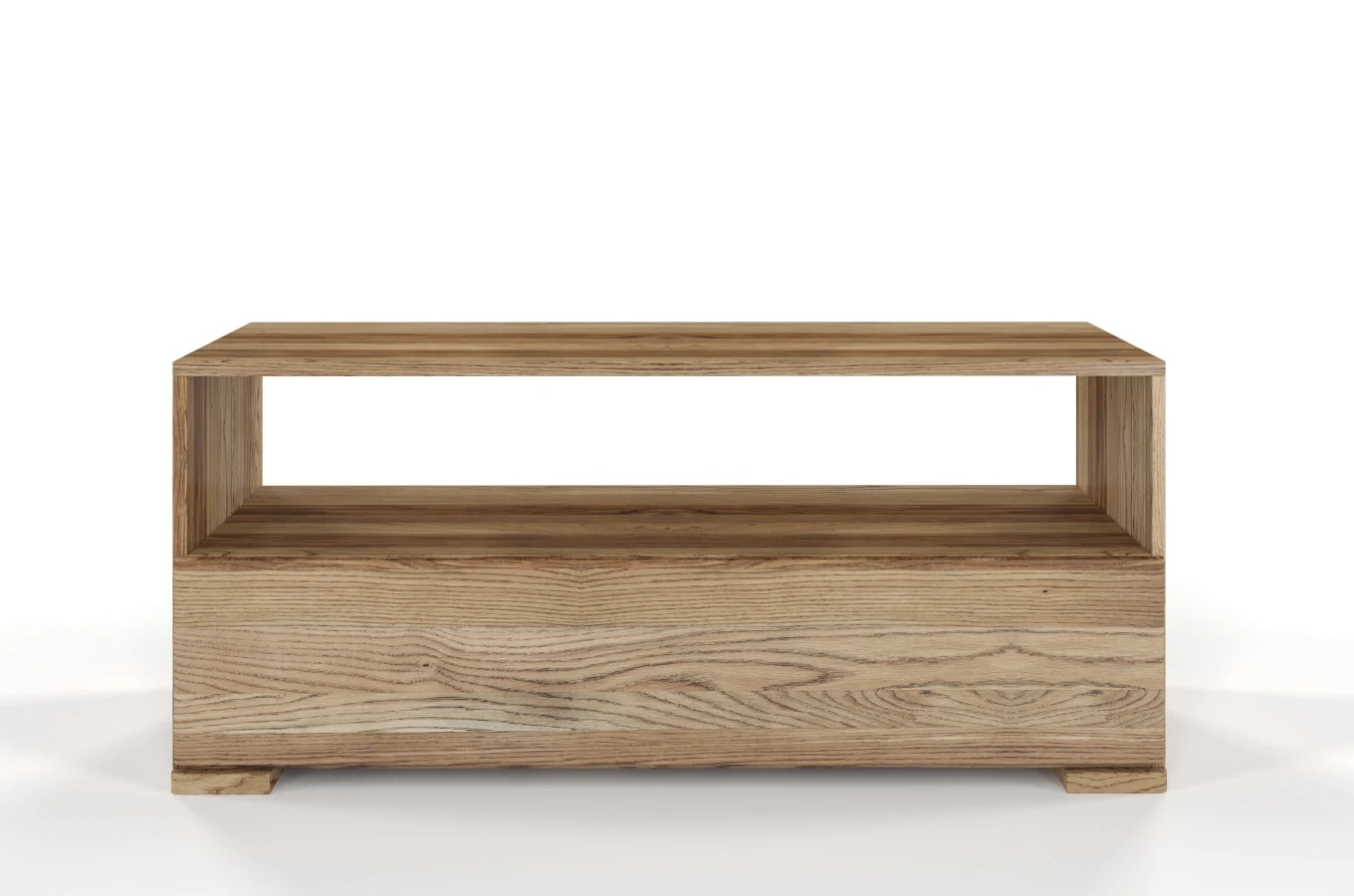 Drewniana szafka RTV dębowa Visby SANDEMO / szer. 120 cm
