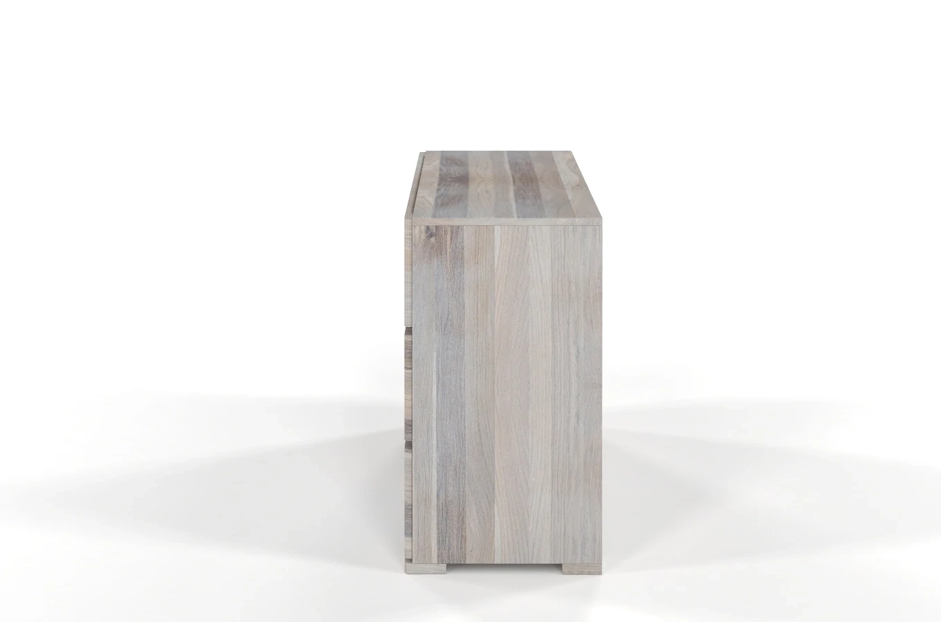 Drewniana komoda dębowa Visby Sandemo 3S / szer. 120 cm