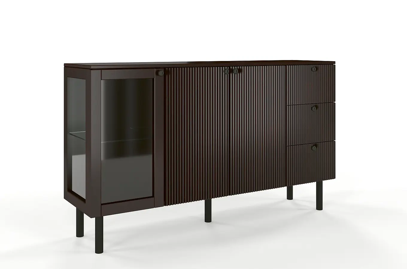 Komoda sosnowa Visby Norvik / szer. 160 cm