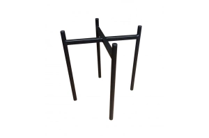 Tapicerowany taboret TERZO na metalowych nogach / kolor tkaniny + podstawy do wyboru!