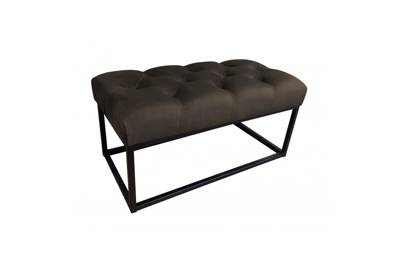 Tapicerowana ławka CITY na metalowych nogach / kolor tkaniny + podstawy do wyboru!