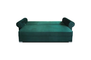 Elegancka sofa ROSIE z funkcją spania i pojemnikiem na pościel / szerokość 250 cm