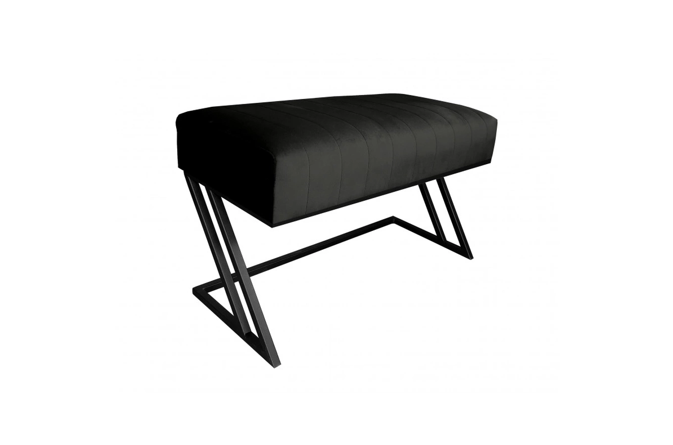 Tapicerowana ławka DIZI na metalowych nogach / kolor tkaniny + podstawy do wyboru!