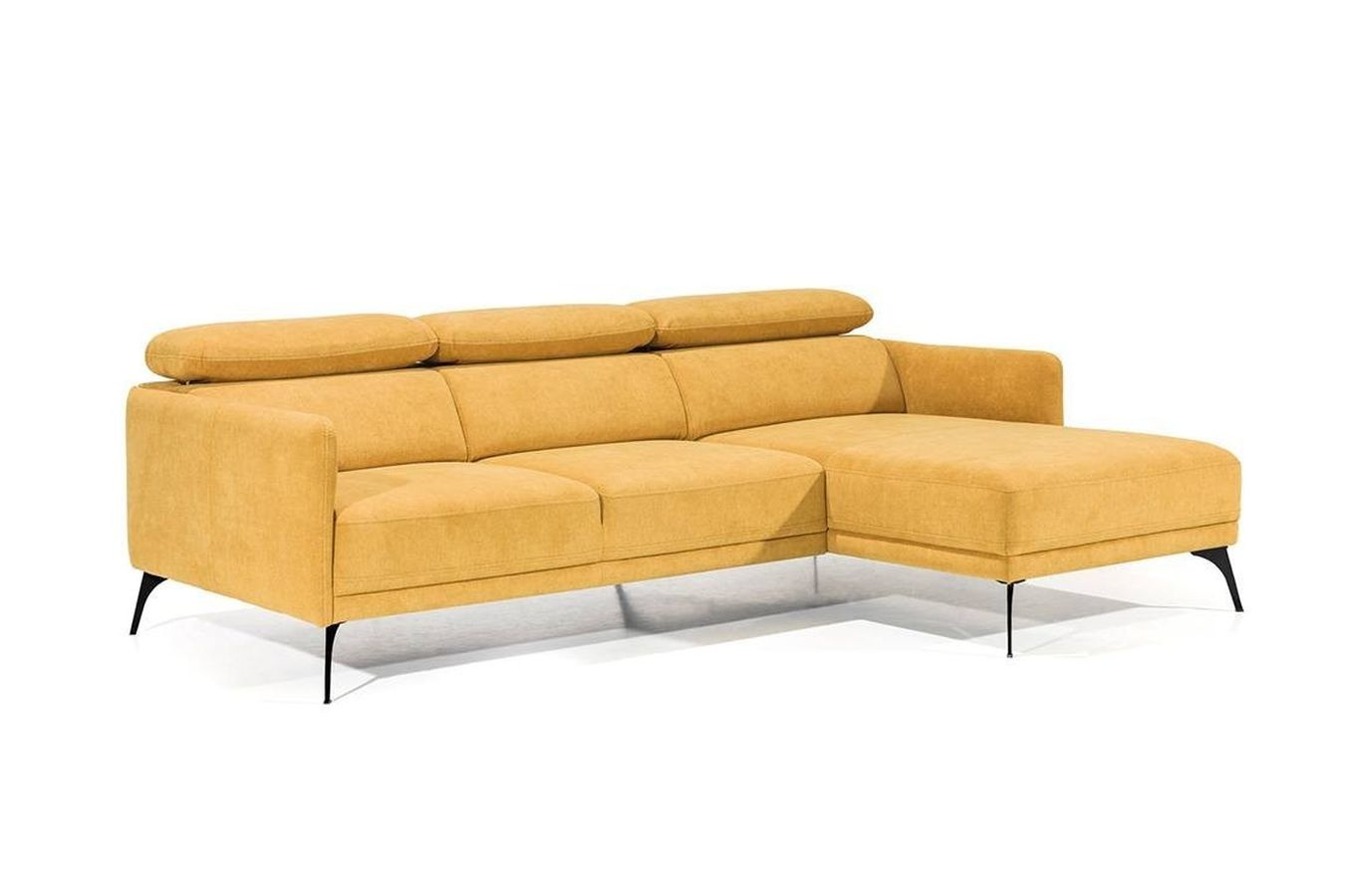 Nowoczesny narożnik SANTOS z ruchomymi zagłówkami