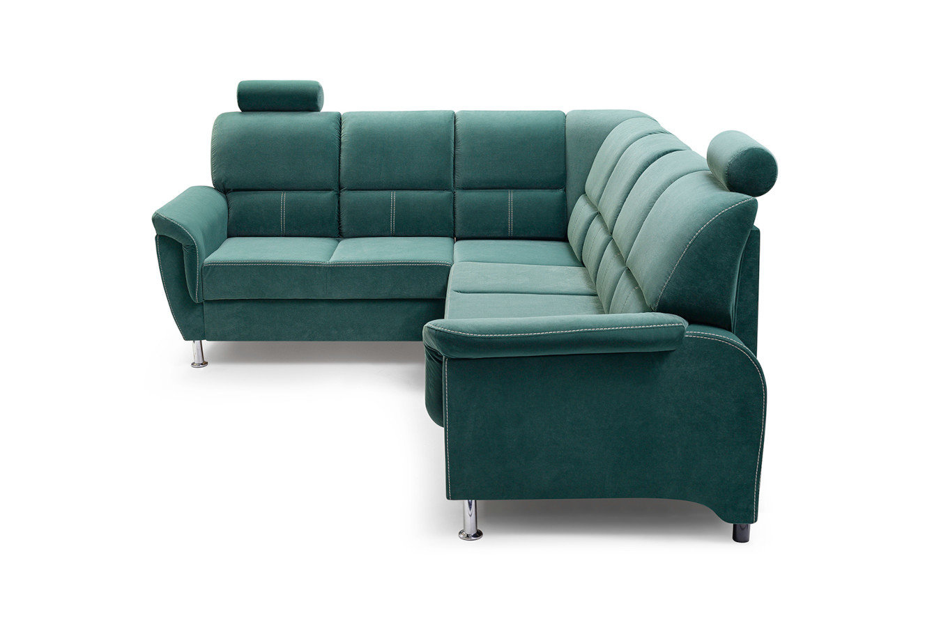 Klasyczny rozkładany narożnik DANIELA z pojemnikiem na pościel