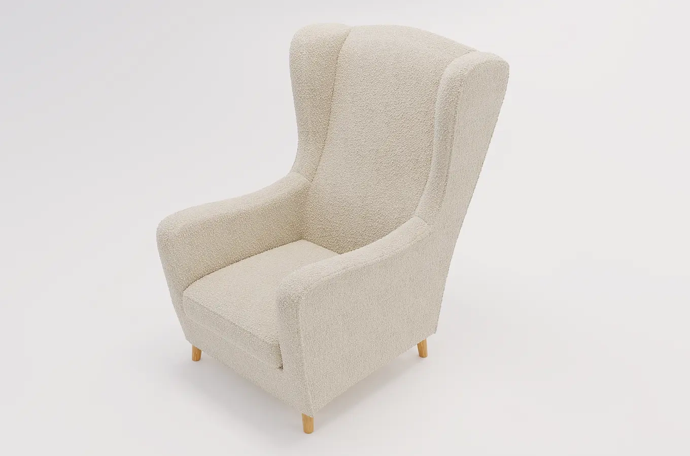 Fotel uszak Skandica AGNETA / 4 kolory tapicerki + 2 kolory nóg do wyboru!