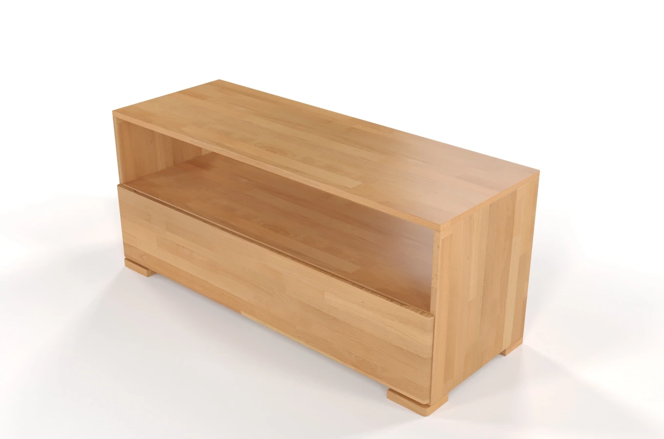 Drewniana szafka RTV bukowa Visby SANDEMO / szer. 120 cm