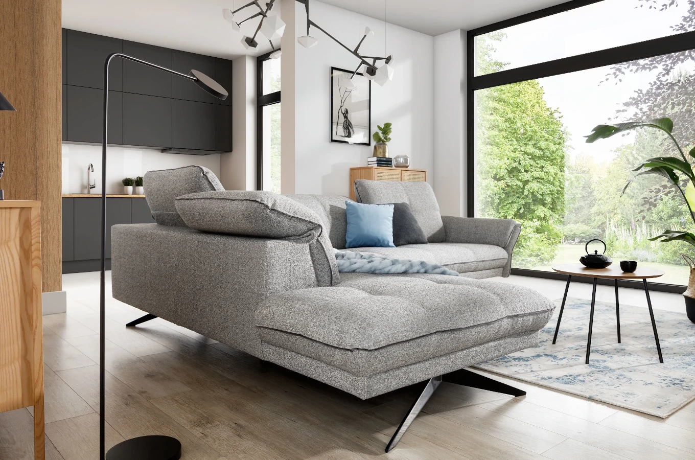 Nowoczesny narożnik SEWILLA XL