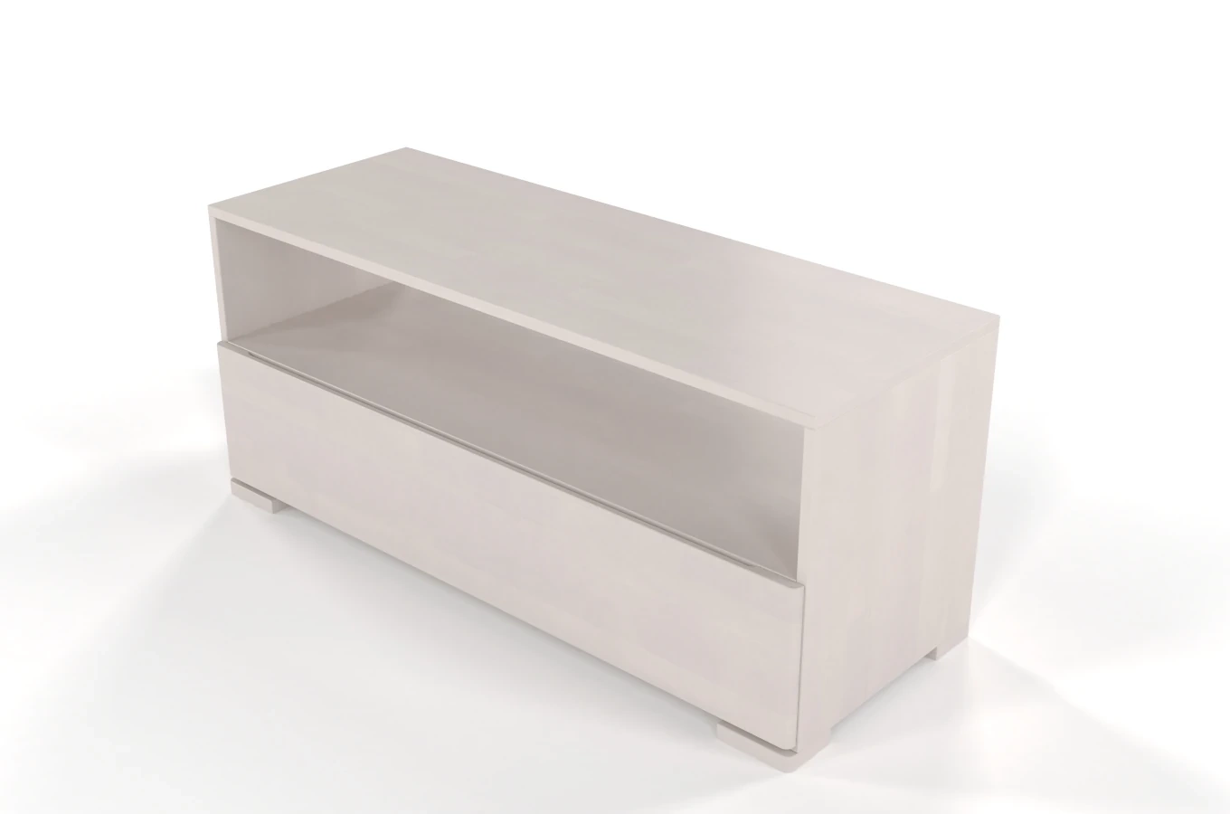 Drewniana szafka RTV bukowa Visby SANDEMO / szer. 120 cm