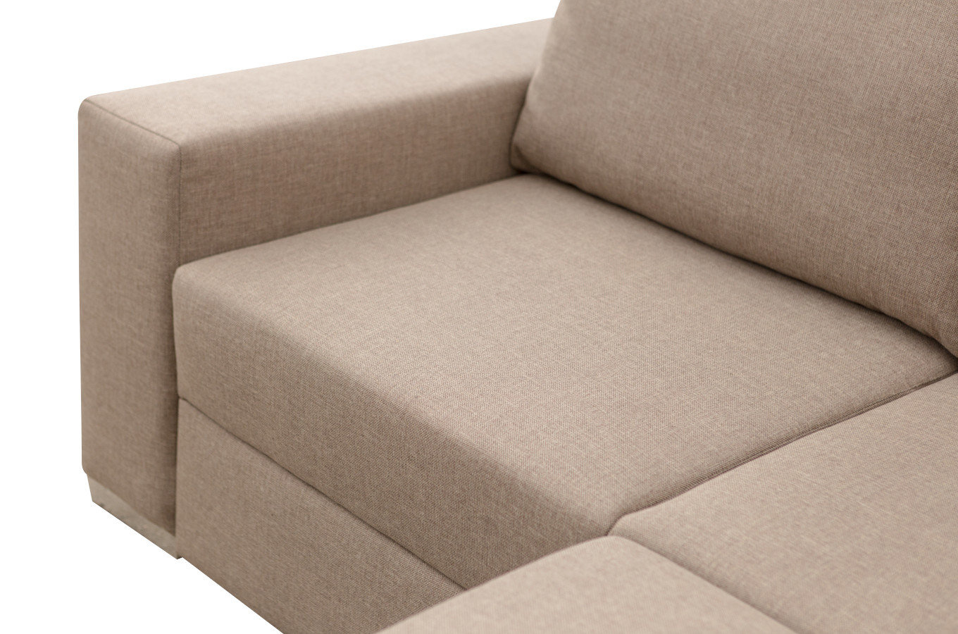 Nowoczesny rozkładany narożnik PEDRO z pojemnikiem na pościel