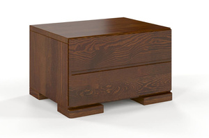 Drewniana szafka nocna sosnowa Visby Sandemo 1S / szer. 40 cm