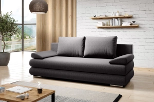 Kompaktowa sofa rozkładana FLAVIA z funkcją spania i pojemnikiem na pościel / szerokość 215 cm