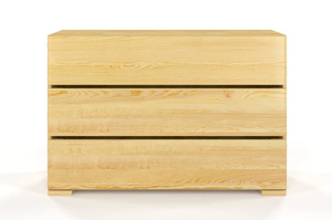 Drewniana komoda sosnowa Visby Sandemo 3S / kolor naturalny