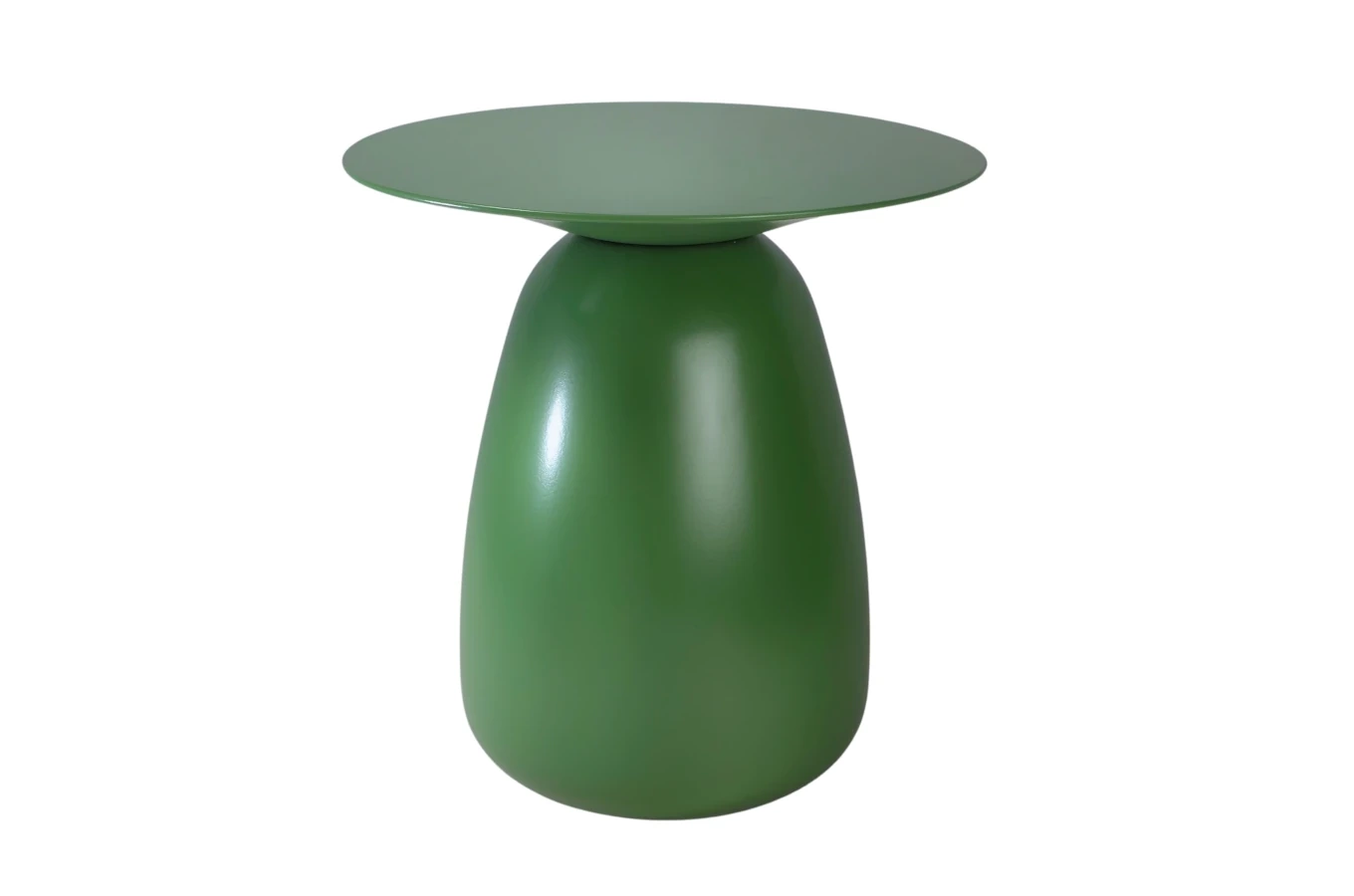 Stolik drewniany Kayani BAOBAB 34 różne kolory, wys. 34 cm / kolor groszkowa zieleń