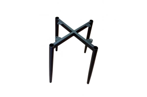 Tapicerowany taboret QUINTO na metalowych nogach / kolor tkaniny + podstawy do wyboru!