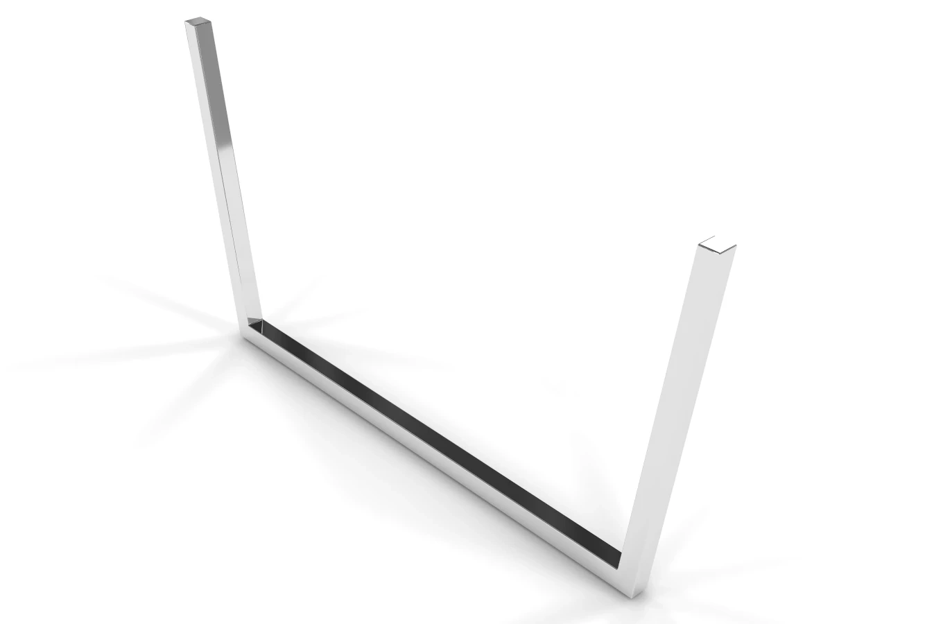 Srebrny stelaż do stolika Dancan ROCKET