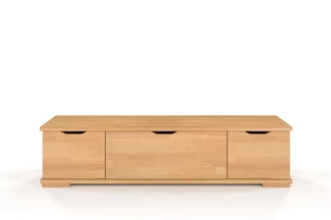 Drewniana szafka RTV bukowa Visby ARHUS z szufladami / szer. 157 cm