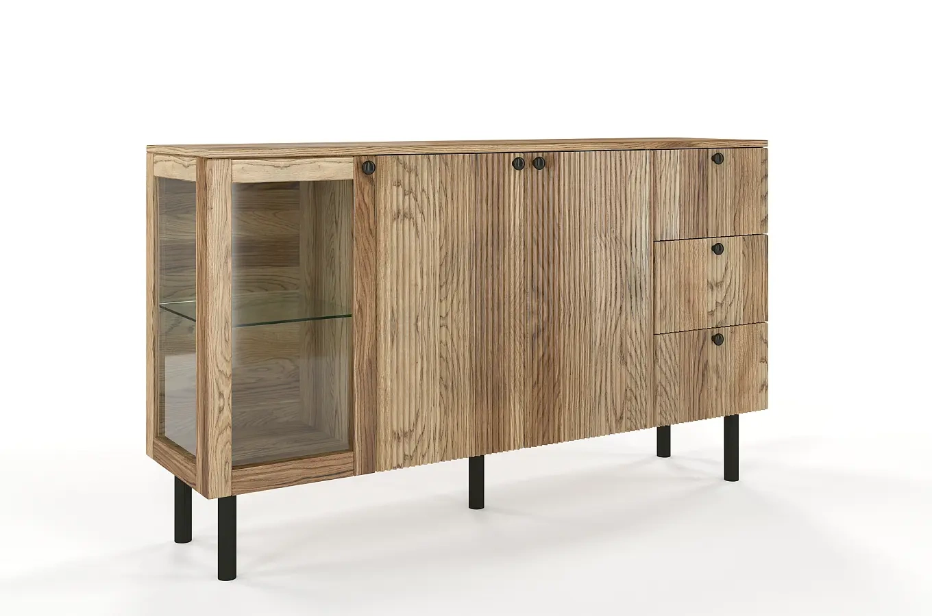 Komoda dębowa Visby Norvik / szer. 160 cm