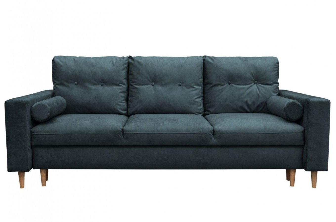 Elegancka rozkładana sofa BOCCA z funkcją spania i pojemnikiem na pościel