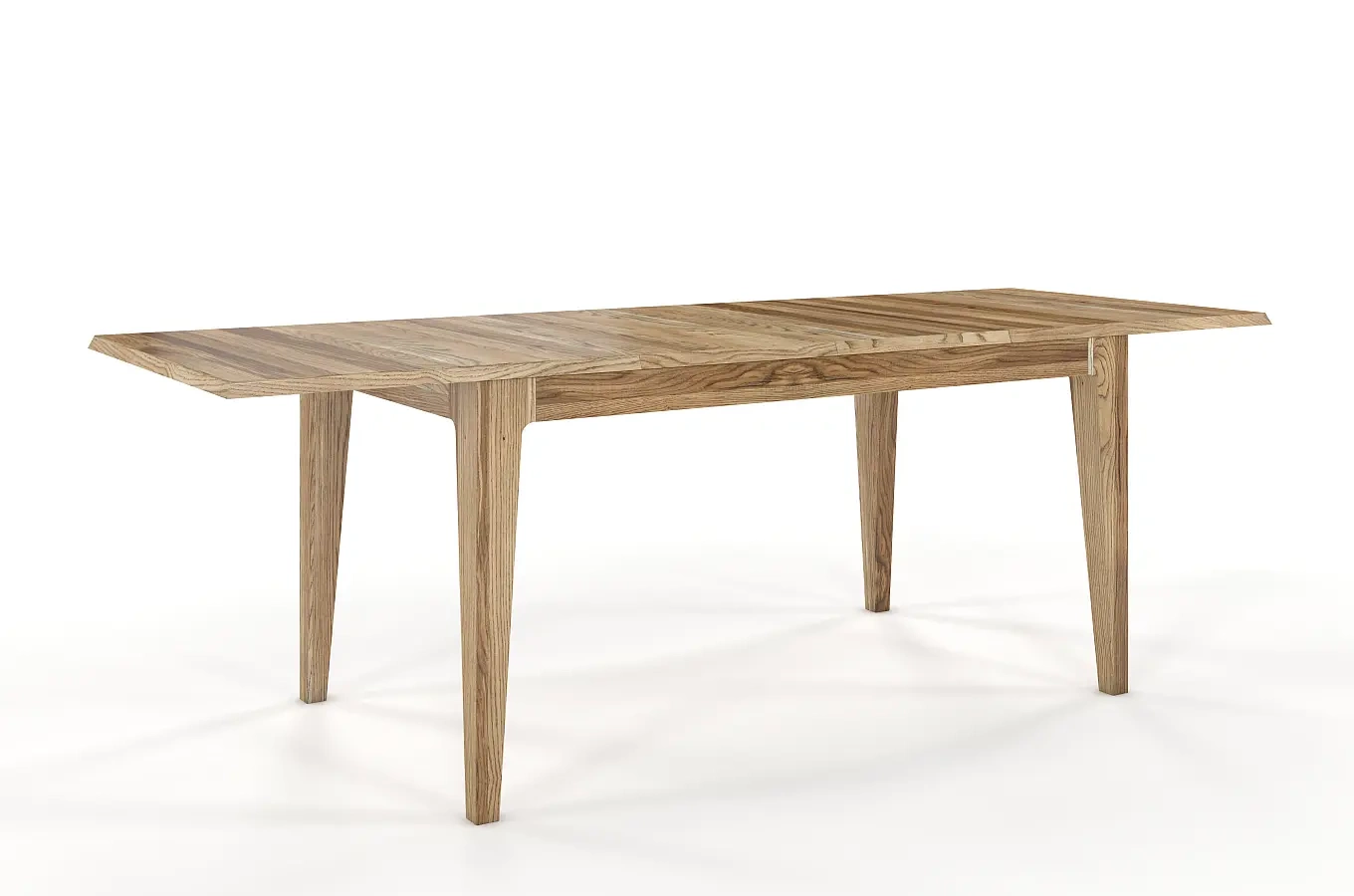 Stół drewniany dębowy rozkładany Visby CORTENA 140-220 cm / olej retro