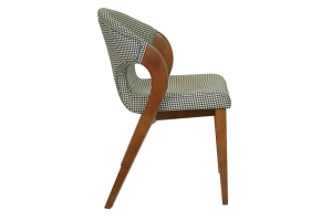 Eleganckie krzesło tapicerowane 877 w stylu retro