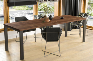 Nowoczesny rozkładany stół GARANT 130-220 x 80 cm (dąb stirling)