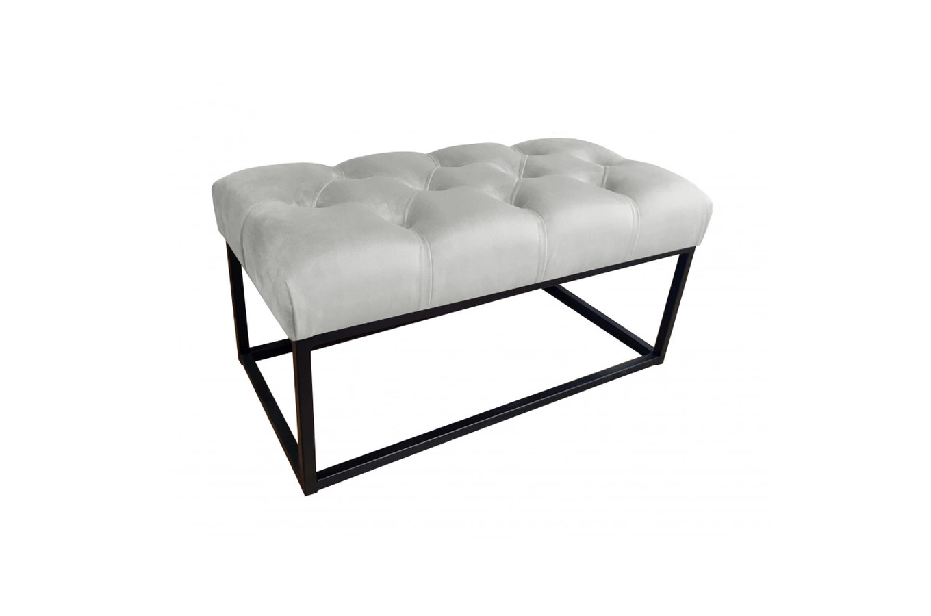 Tapicerowana ławka CITY na metalowych nogach / kolor tkaniny + podstawy do wyboru!