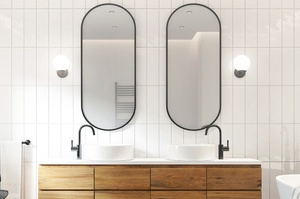 Owalne lustro KORIA Delicate / rama dostępna w 5 kolorach