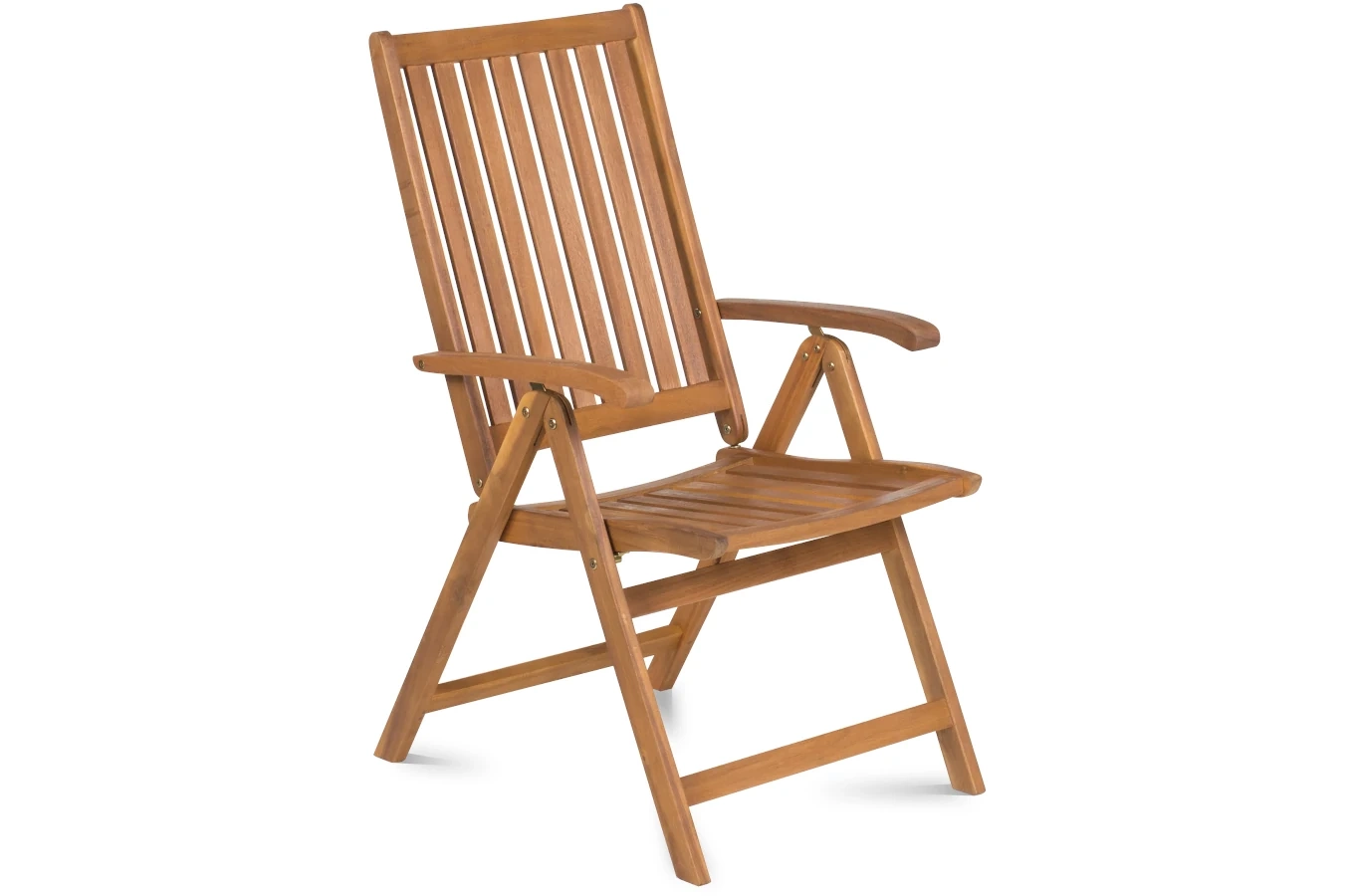 Drewniane składane krzesło ogrodowe SINTRA PLUS z podłokietnikami / zestaw 2 sztuk