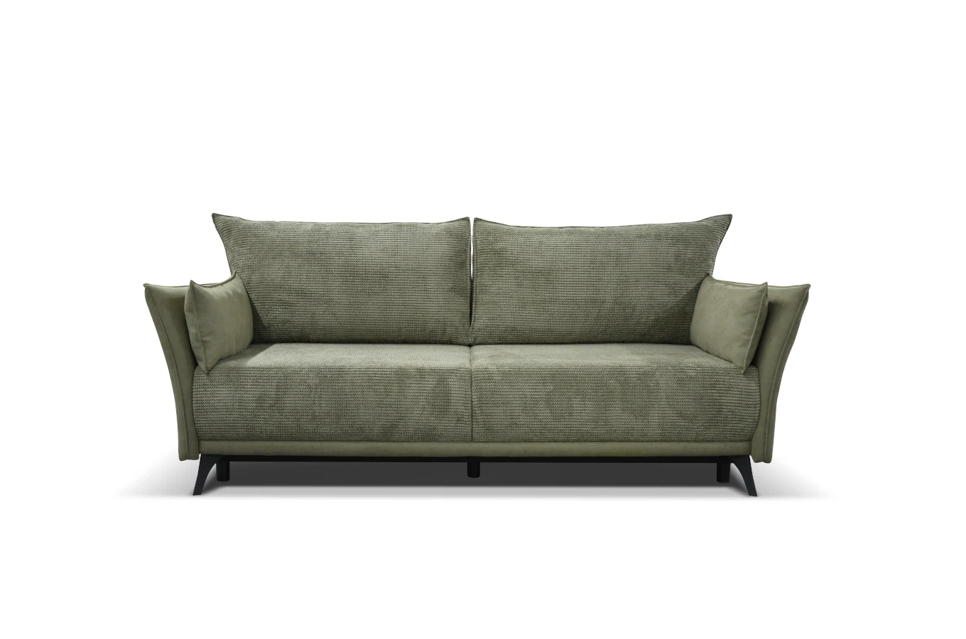 Nowoczesna sofa rozkładana EMMA z funkcją spania i pojemnikiem na pościel / szerokość 223 cm