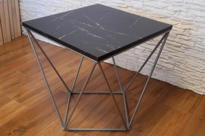 Druciany stolik kawowy MARKONI / kolor blatu i podstawy do wyboru!