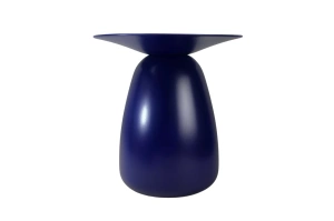 Stolik drewniany Kayani BAOBAB 34 różne kolory, wys. 34 cm / kolor granat szlachetny